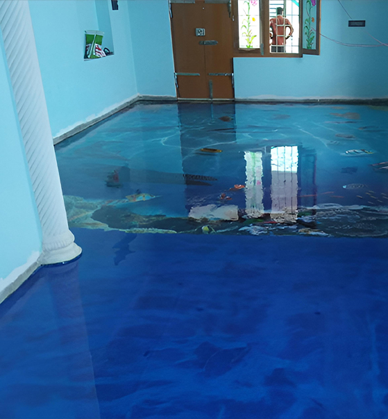 Commercial Epoxy Flooring Installation Service in Alandur